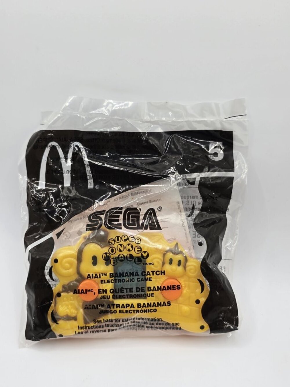 SEGA Super Monkey Ball AIAI Banana Catch, 2003 McDonalds *Needs Battery*